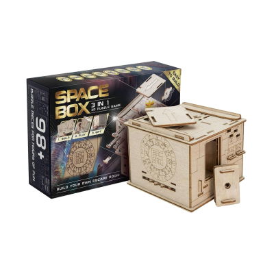 Dřevěný hlavolam Space Box Constructor Escape Welt Escape Welt