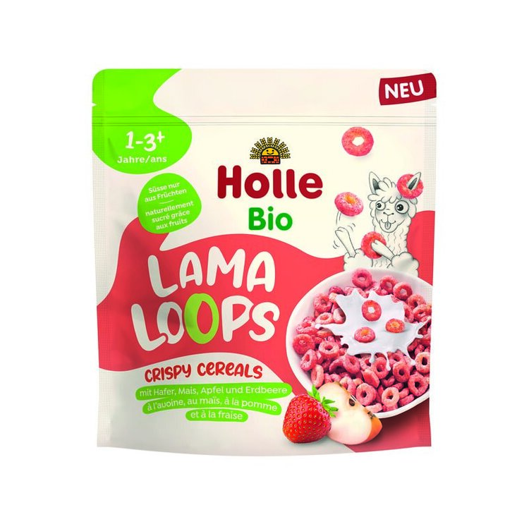 HOLLE Bio Kolečka cereální Lama loops 125g (1r+) Holle