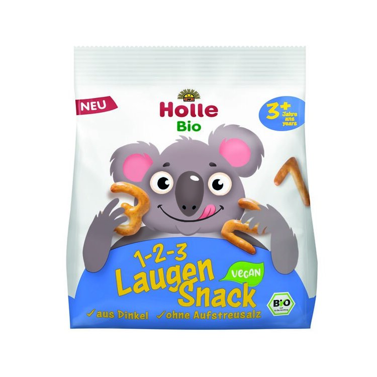 HOLLE Bio Preclíky 1-2-3 Prezel snack špaldové 80g (3r+) Holle